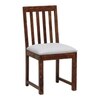 Aura 4 Seater Dining Set with Cushioned Chairs in Ice Blue Colour