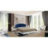 Satya Engineered Wood Queen Size Bed In White Finish