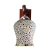 Devansh Solid Wood Electric Wall Light in Brown Colour with Multi Shade Count of 1 Light