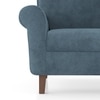 Oxford 1 Seater Fabric Sofa In Ocean Weave Colour