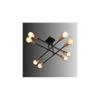 Eight Head Sputnik Black Mordern Chandelier