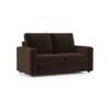 Apollo High Back 2 Seater Fabric Sofa in Dark Earth Colour