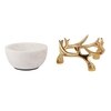 Opulent Antler Marble Centerpiece