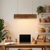 Sirius 24 Brown Wooden LED Hanging Lamp
