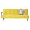 Lebon 3 Seater Sofa Cum Bed In Yellow Color