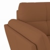 Vetra 2 Seater Leather Sofa In Pecan Brown Colour