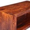 Kassel Sheesham Wood Contemporary Rectangle Coffee Table In Honey Oak Finish