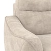 Ronan Right Aligned 3 Seater Sectional Fabric Sofa In Beige Colour