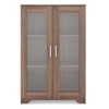 Hubert Low Kitchen Display Cabinet in Warm Walnut Finish