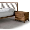 Batik Series Bedside Table duly polished in Matte Finish and base in Teak Wood