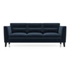 Lewis 3 Seater Fabric Sofa in Cobalt Colour