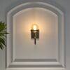 Minimal Black Metal Wall Light