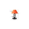 Sawyer Orange cotton Shade Iron Table Lamp