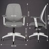 Kepler Brooks Pulse MB Office Desk Chair in White Grey Colour