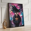 The Castle Decor Anime Street Warrior Wall Art Framed Painting 20x30 Inch