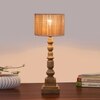 Devansh Bamboo Table Lamp With Wood Base -(7X7X21.25 Inches)-1