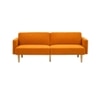 Versatile 3 Seater Sofa Cum Bed In Orange Color