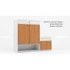 Step-Seat duo Space Saving Shoe Rack