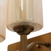 Eliante Modern Wall Lights Mild Steel & Glass Material Antique Gold & Champaign Finish