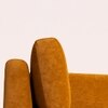 Arrow Fabric Three Seater Sofa in Brown Colour