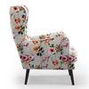 Genoa Wing Chair in  Floral Colour