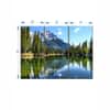 Truss Pcs Blue Green Banff National Park Printed Framed Canvas Wall Prints Set of 3 Multicolor Matte