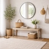 Jorn Solid Wood Bench in Grey Finish