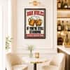 The Castle Decor Funny Bar Rules Wall Art Framed Painting 14x20 Inch (Style 1)