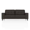 Verona Premium 3 Seater Fabric Sofa in Stone Grey Velvet Colour