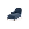 Abbey Sectional Sofa (Colour : Lapis Blue, Cushion : Hard, Seater : Left Aligned 3 Seater + Left Aligned Chaise)