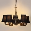 Devansh Dual Steel Metal  Wallmounted Lamp With Beige Jute  Shade