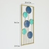 W-Aniket Abstract Metal Wall Decor in Multicolor Set of 1