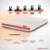 Quboid 3 Zoned NRG Layer Medium Firm Qube Cell Mattress with Zero Motion Transfer (78 x 72 in, 10 Inches)
