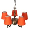 Devansh Gold Antique Wall Mounted Lamp With Off-White Cotton Shade