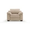 Esquel Essential 1 Seater Fabric Sofa in Pearl Colour