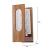 Eliante Lisma Brown Wood Wall Light With Included Bulb In Brown Colour