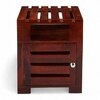 Harvey Sheesham Wood Contemporary Bedside Table End Table In Honey Finish