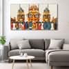 The Castle Decor Shri Jagannath Wall Painting Wooden Framed 27x48 Inch (Style 2)