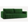 Beliss 3 Seater Pull Out Sofa cum Bed  in Green Colour