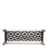 Hamilton Solid Wood Maachi Bench set with 2 Stools in Black & White Canning