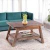 Alison Sheesham Wood Coffee Table In Teak Finish