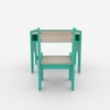 Topolino Toddler Activity Table & Chair in Teal