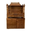 D'Dass Copper Sheesham and Mdf  Wall Hanging Wooden Temple For Pooja