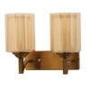 Eliante Modern Wall Lights Mild Steel & Glass Material Antique Gold & Champaign Finish