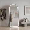 The Artment Black Halo Arch Unbreakable Floor Mirror For Home (160 X 50 CM)