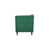 Korslund Velvet Chaise Lounger in Green Colour