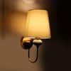 Eliante Orluna Gold Iron Wall Light With E27 Holder In Gold Colour