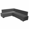 Melo 3 Seater Fold Out Sofa cum Bed  in Dark Grey Colour
