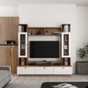 Janet TV Unit in Exotic Teak Finish