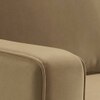 Apollo Sofa Set (Colour : Fawn Velvet, Cushion : Soft, Back Type : High Back, Seater : 2+1+1)